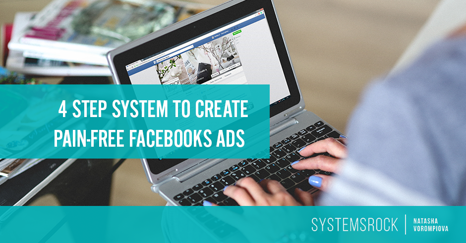 The 4-Step System to Creating Pain-Free Facebook Ads