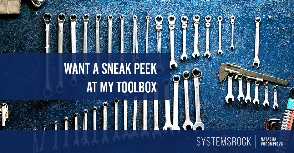 Want a Sneak Peek at My Toolbox?
