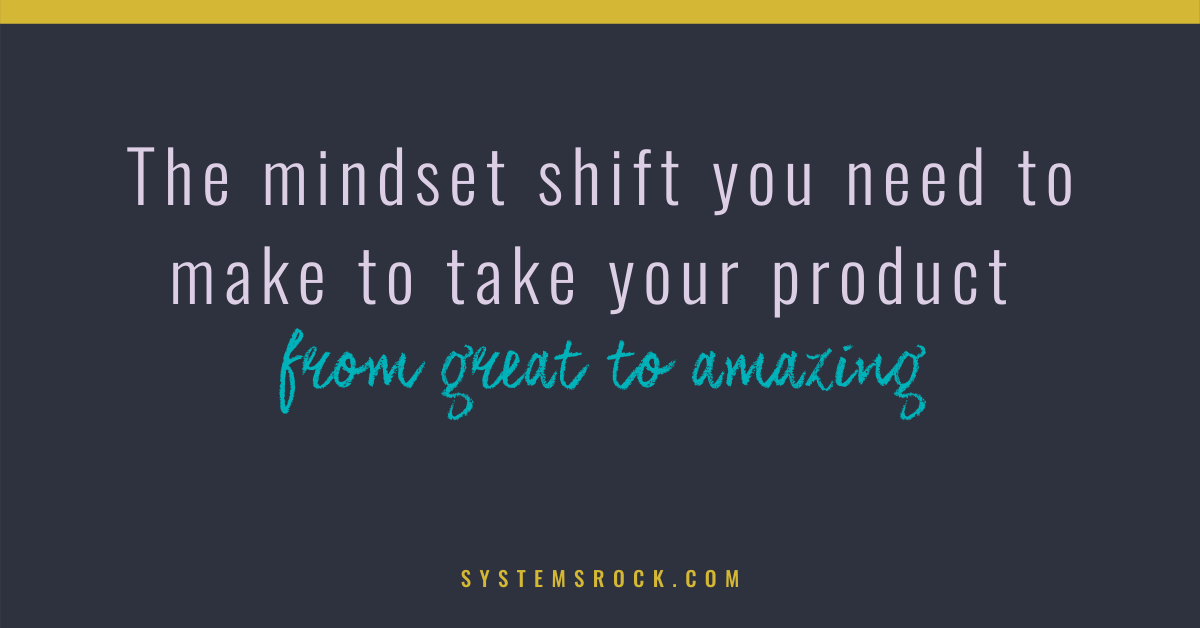 The mindset shift - FB - SystemsRock